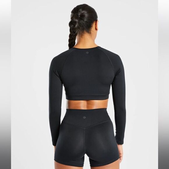 NEW AYBL Bundle Staple Long Sleeve Crop Tops small/xs - Picture 9 of 12